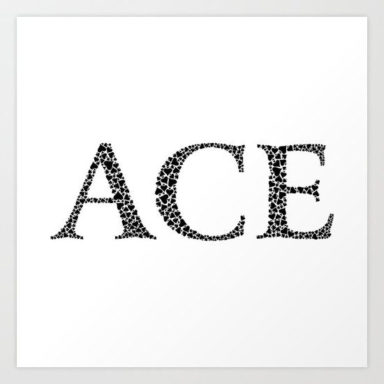 Ace of Spades Art Print