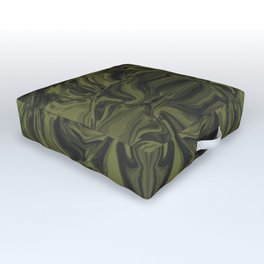 Multidimensional Vintage Green  Outdoor Floor Cushion