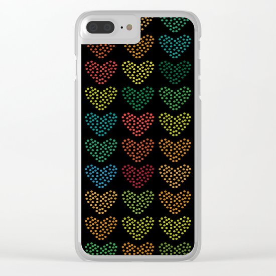 Love Love Love Love Love Clear iPhone Case
