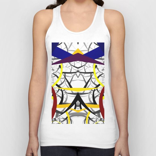 geometric architecture Unisex Tank Top