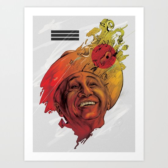 Tío Simón Art Print