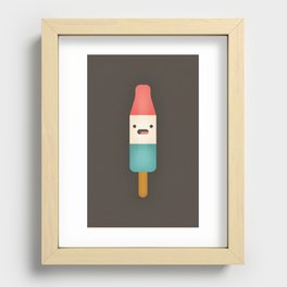 Rocket Popsicle Recessed Framed Print