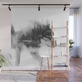 Wolf Stalking Wall Mural