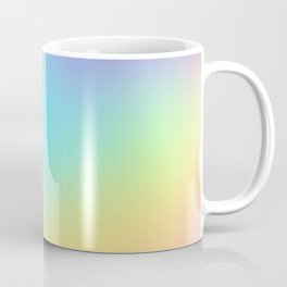 Prismatic Pastel Rainbow Ombre Design Coffee Mug