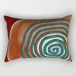 Tribal Maps - Magical Mazes #02 Rectangular Pillow