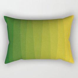 Shades of Grass - Gradient between Lime Green and Bright Yellow Rectangular Pillow