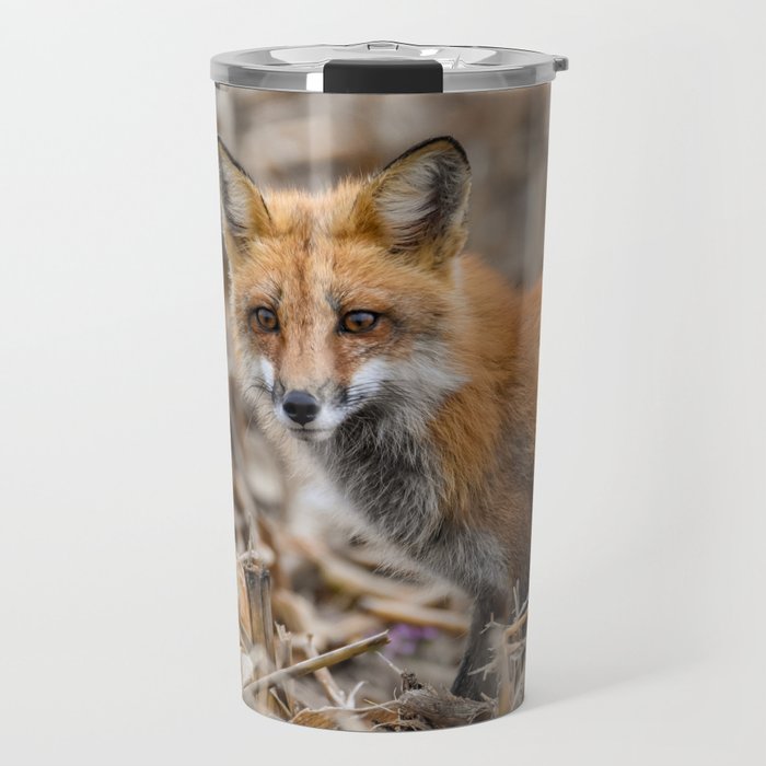 Red Foxy Fox Travel Mug