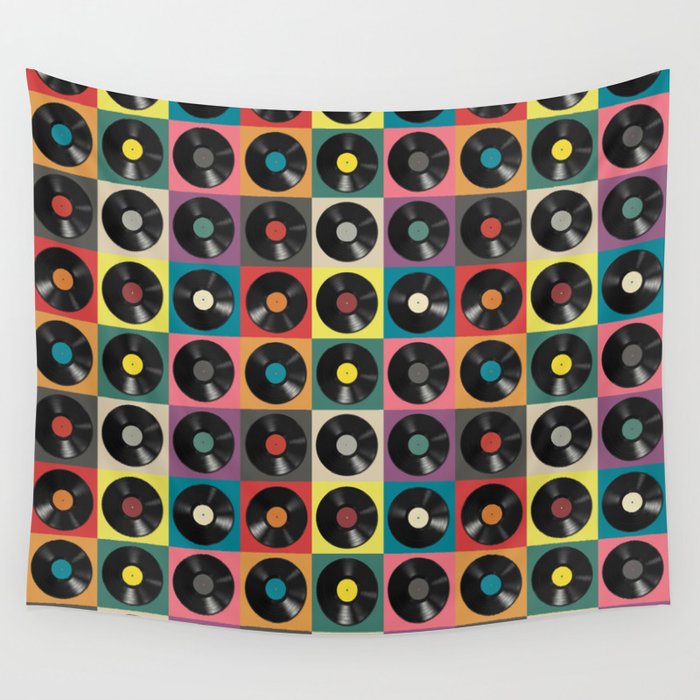 Vinyl Record Wall Tapestry by Newyorker01 Society6