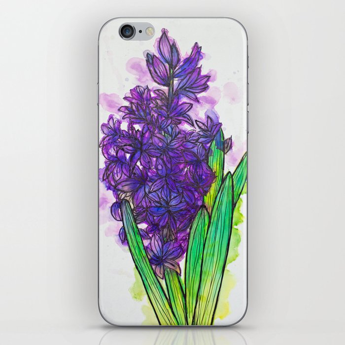 Purple Hyacinth iPhone Skin