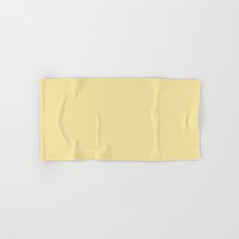 Light Buttercup Yellow Solid Color Pairs To Pairs To Sherwin Williams Venetian Yellow SW 1666 Hand & Bath Towel