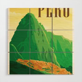 Machu Picchu Wood Wall Art