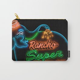 Palm Springs California super car wash neon sign photography Carry-All Pouch