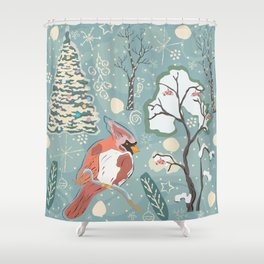 Winter Shower Curtain