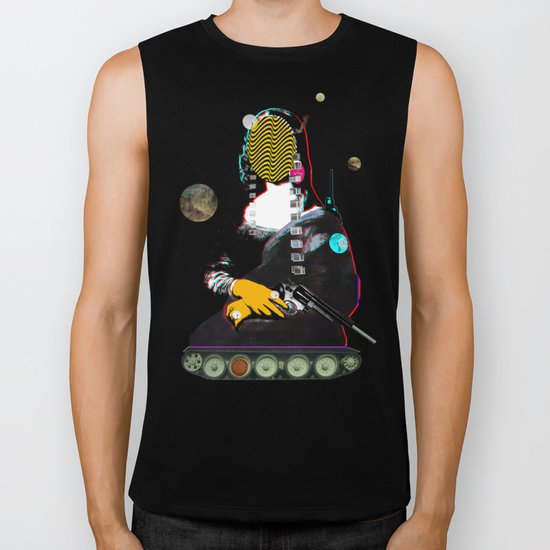 Mona Lisa StreetPopArt - Demon´s Night II Biker Tank