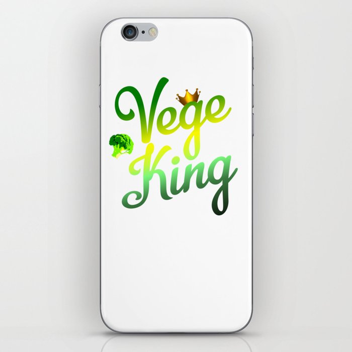 Vege King iPhone Skin