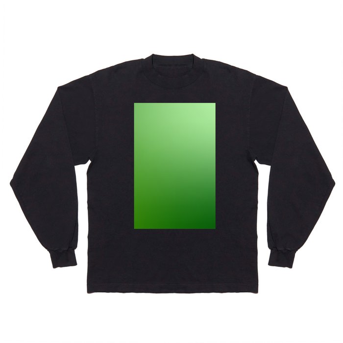 12 Green Gradient Background 220713 Valourine Digital Design Long Sleeve T Shirt