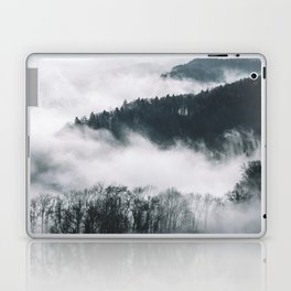 Ethereal misty forest Laptop Skin