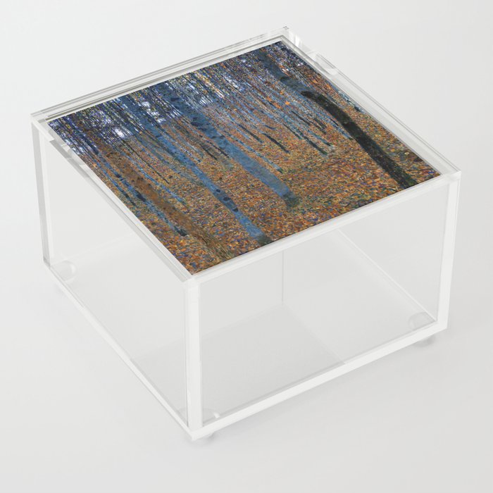 Gustav Klimt - Beech Grove I Acrylic Box