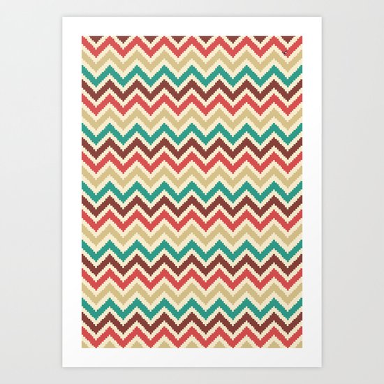Chevron 1 Art Print