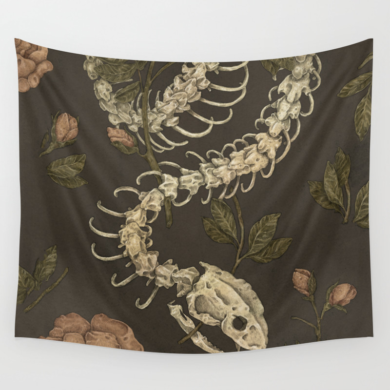 Skeleton Wall Tapestries Society6