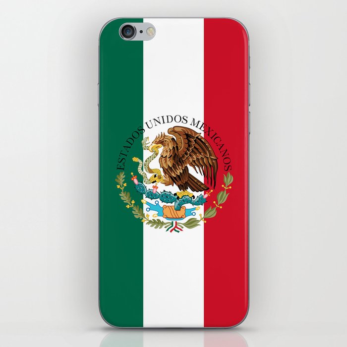 Mexico flag & Coat of Arms augmented scale iPhone Skin