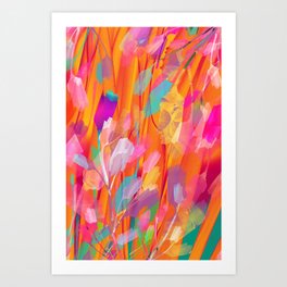 Floral abstract 55 Art Print