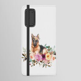 Dog Flower Android Wallet Case