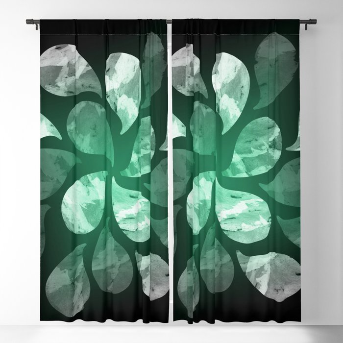 Abstract Water Drops XXX Blackout Curtain