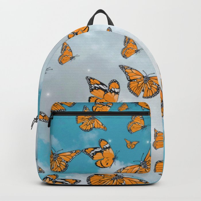 Sky Butterflies Retro Aesthetic Vsco Backpack by aestheticvsco Society6