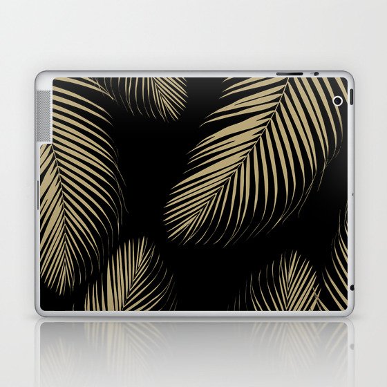 Palm Leaves - Gold Cali Vibes #4 #tropical #decor #art #society6 Laptop & iPad Skin