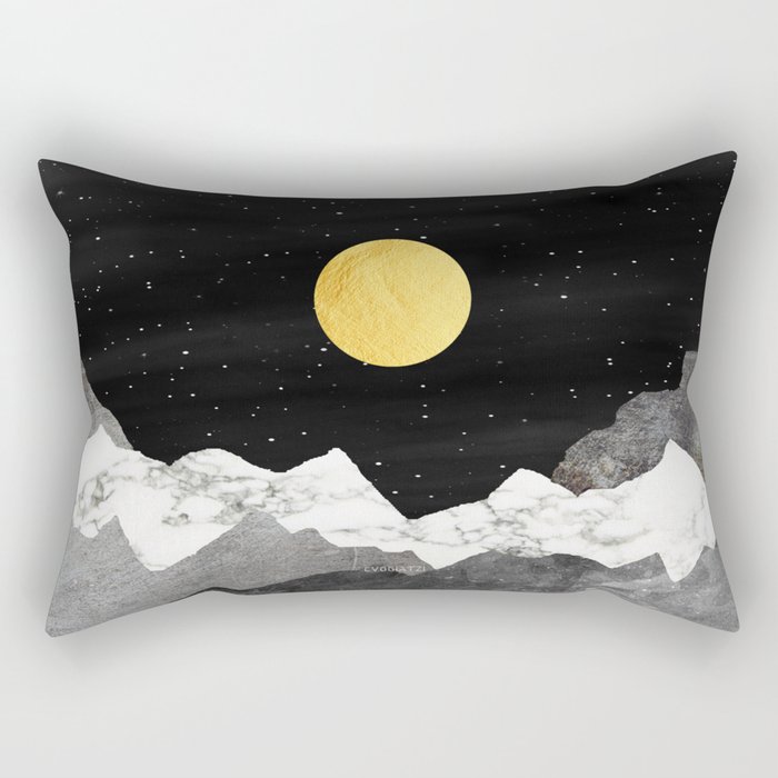 Live with Stars and Mountains Rectangular Pillow
