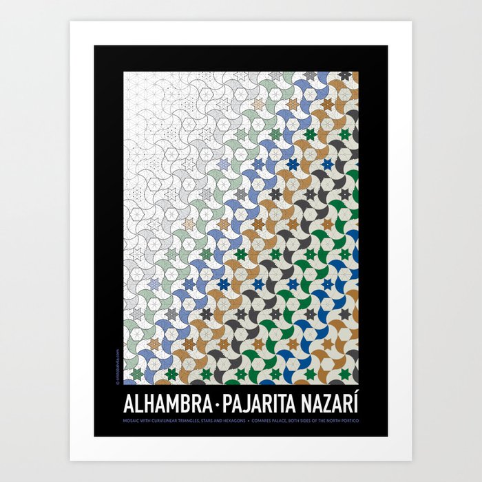 Alhambra. Pajarita Nazari Art Print