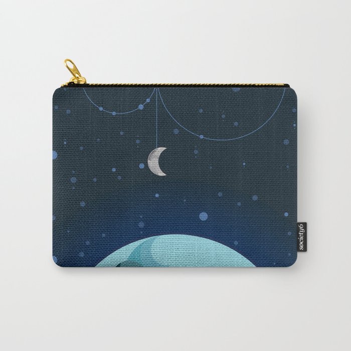 Moon and Planet Carry-All Pouch