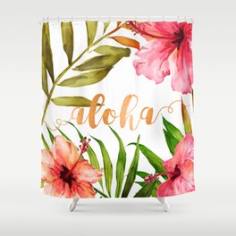 Hawaiian Shower Curtains Society6
