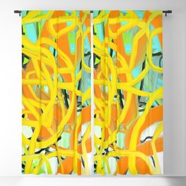 Abstract expressionist Art. Abstract Painting 17. Blackout Curtain