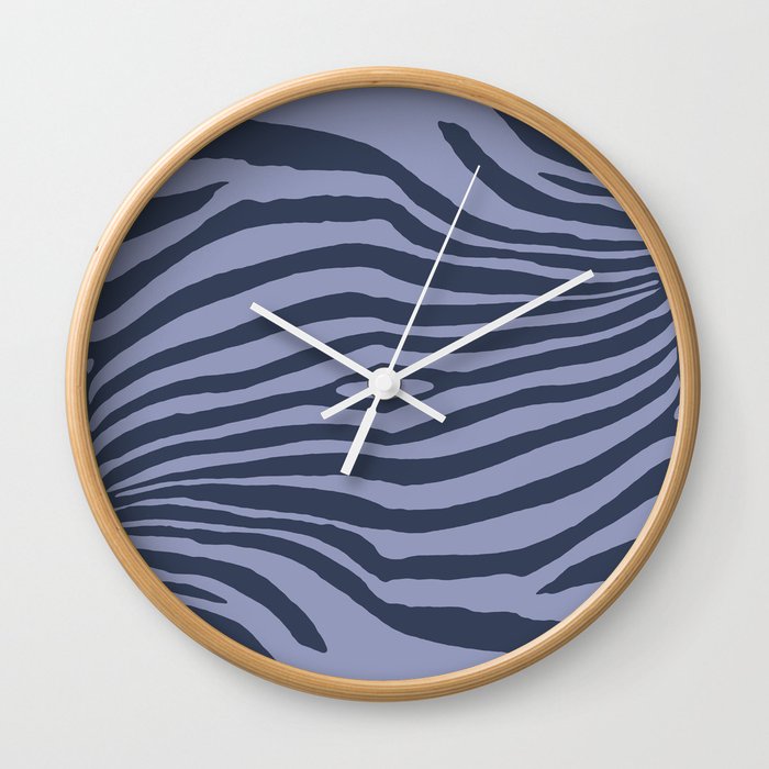 Animal Waves (Cold Mood) Wall Clock
