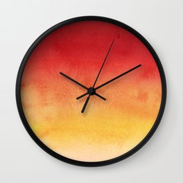 Sky Watercolor Texture Abstract 13 Wall Clock
