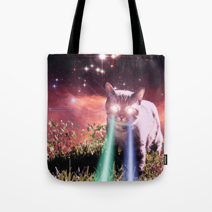 Mega Space Cat Rising Tote Bag