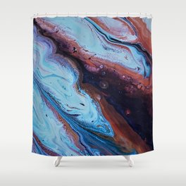 Abstract Multicolor Acrylic #2 Shower Curtain