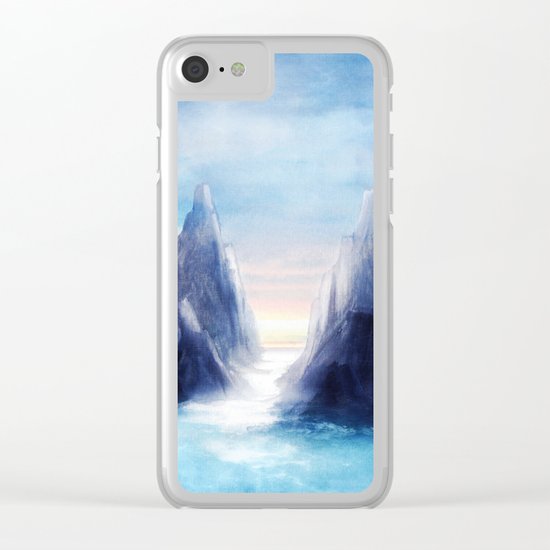 Over The Mountains III Clear iPhone Case