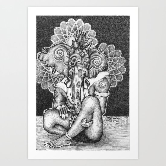 The Oldest Wizard Art Print
