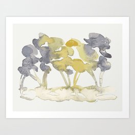 April Trees Art Print