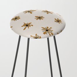 Bohemian Eclectic Sunflowers  Counter Stool