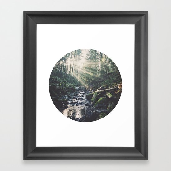 Sunbeam River Framed Art Print