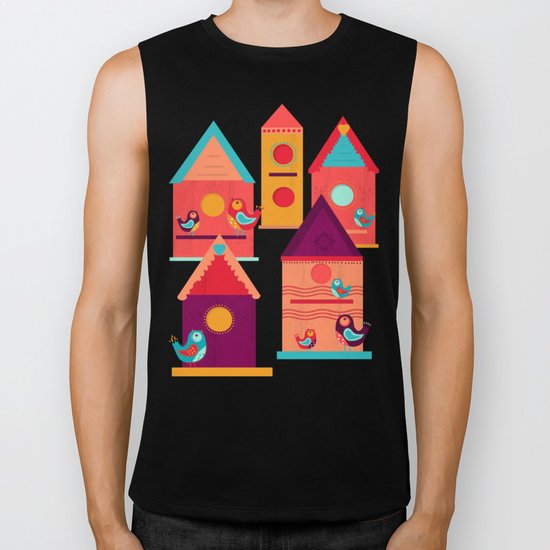 Bird house Biker Tank