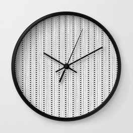 Black&White Stripes Wall Clock