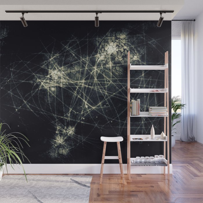 Infinity Particles Abstract Wall Mural