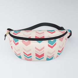Navy Coral Tribal Arrows Pattern Indian Indigenous Fanny Pack | Indigenous, Graphicdesign, Navy, Indian, Tribal, Ethnic, Christmas, Aesthetic, Arrows, Coral 