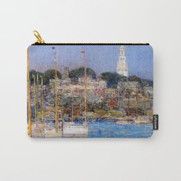 Newport Harbor, Newport, Rhode Island - Cat Boats by Frederick Childe Hassam Carry-All Pouch