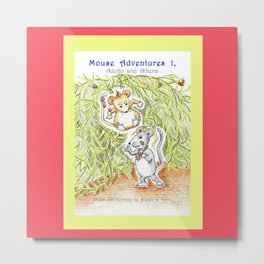 Mouse Adventures 1, Adolfo and Athena Metal Print | Funny, Illustration, Animal, Love 
